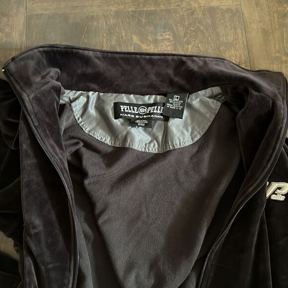 Pelle Pelle  marc buchanan velour tracksuit jacket Sz-Large - Picture 5 of 11